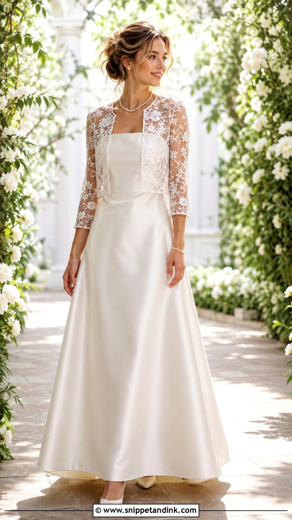 Embroidered Wedding Dress Jacket - Snippet and Ink - 25 Wedding Dress Jacket Ideas