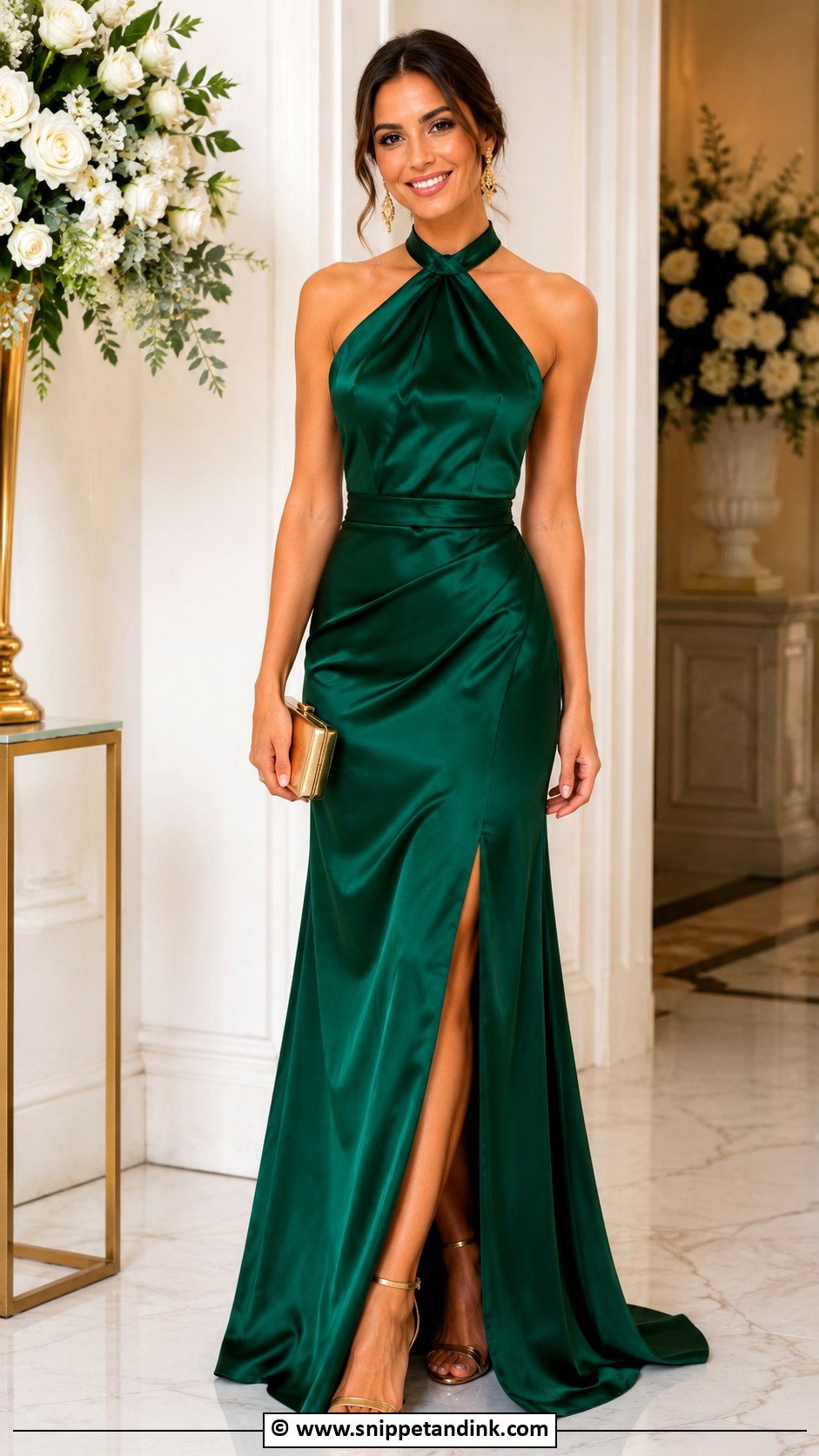 Emerald Green Bridesmaid Dress - Snippet and Ink - 30 Brides Maids Dresses