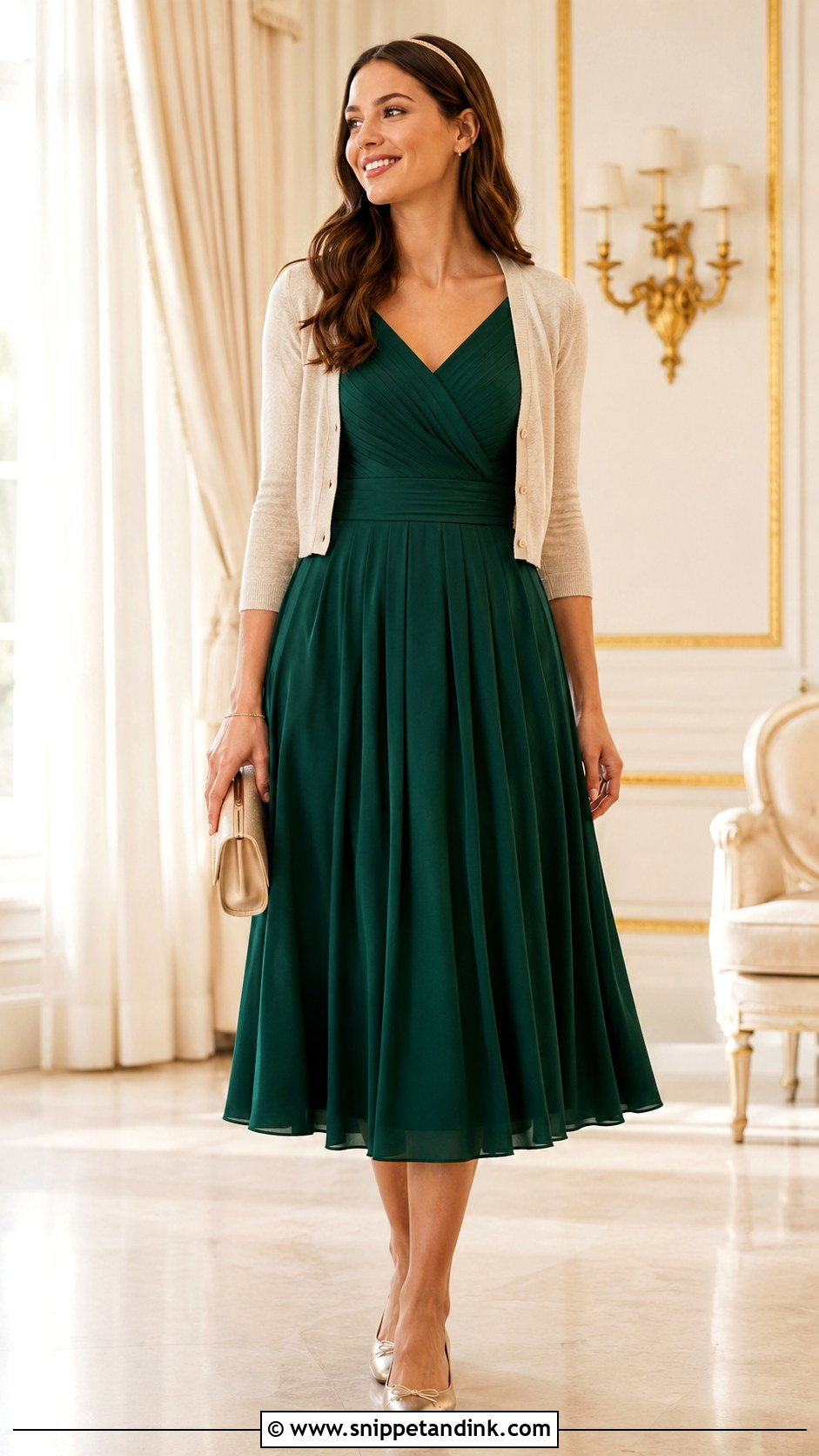 Emerald Green Girls Wedding Dress - Snippet and Ink - 20 Girls Kids Wedding Dresses