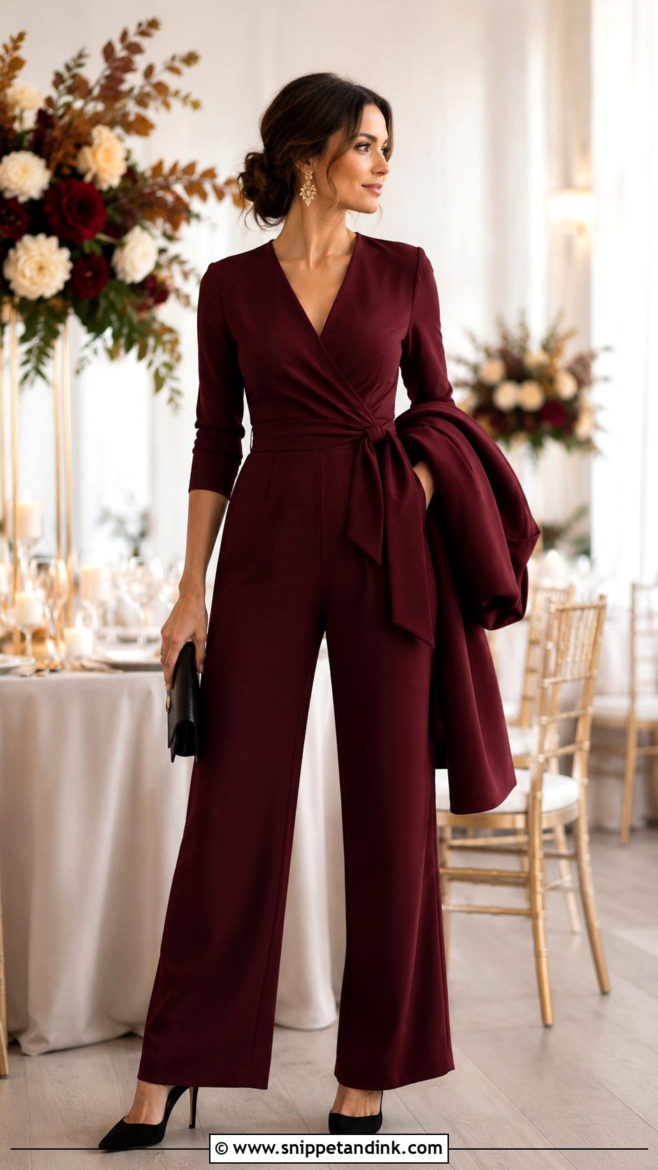 Emerald Green Halter Wedding Jumpsuit - Snippet and Ink - 20 Classy Wedding Jumpsuits for Women Ideas