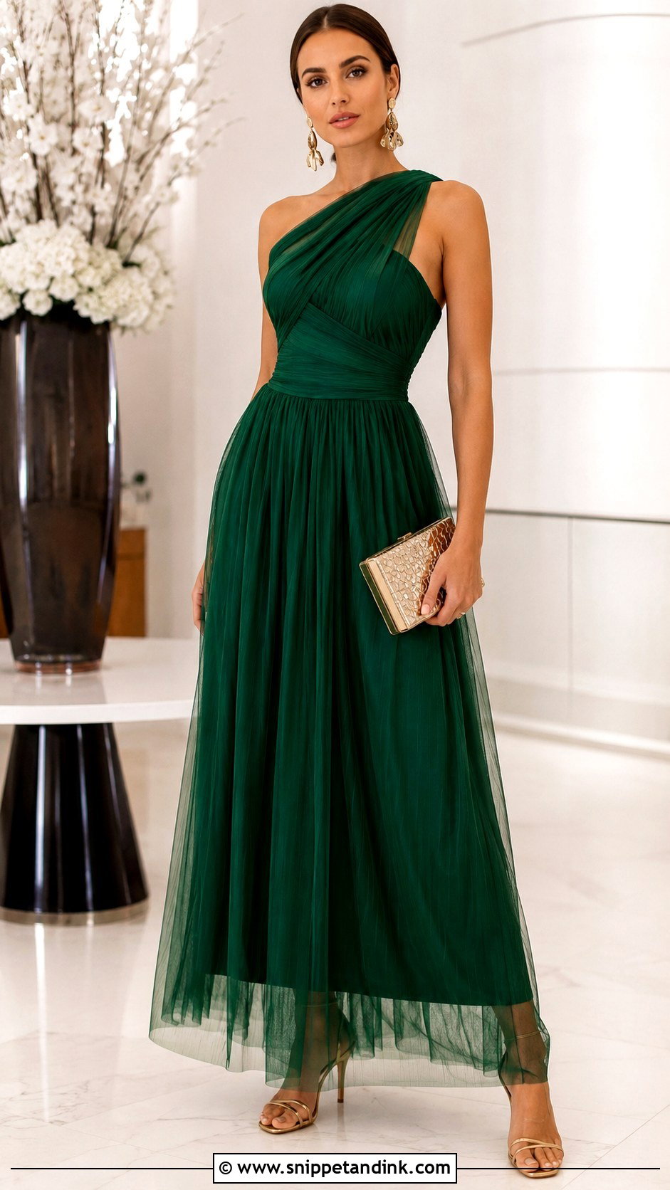Emerald Green Infinity Dress With Tulle - Snippet and Ink - 20 Infinity Dress with Tulle Ideas