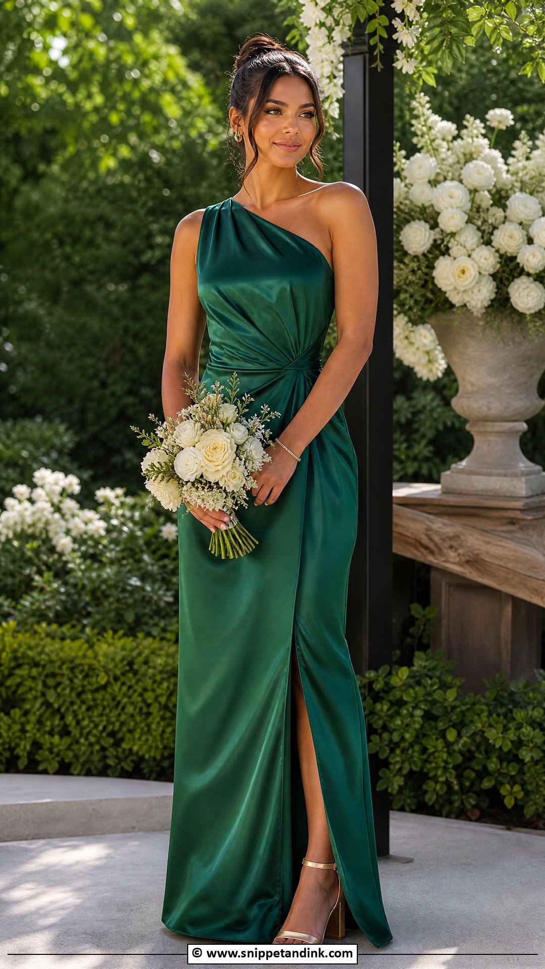 Emerald Green Maid Of Honor Dress - Snippet and Ink - 35 Maid of Honor Dress Ideas