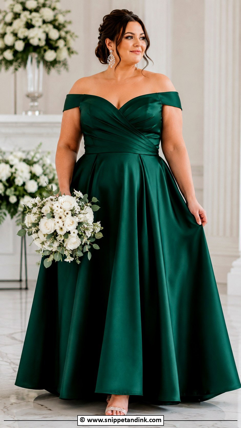 Emerald Green Plus Size Wedding Dress - Snippet and Ink - 30 Emerald Green Wedding Dress Ideas