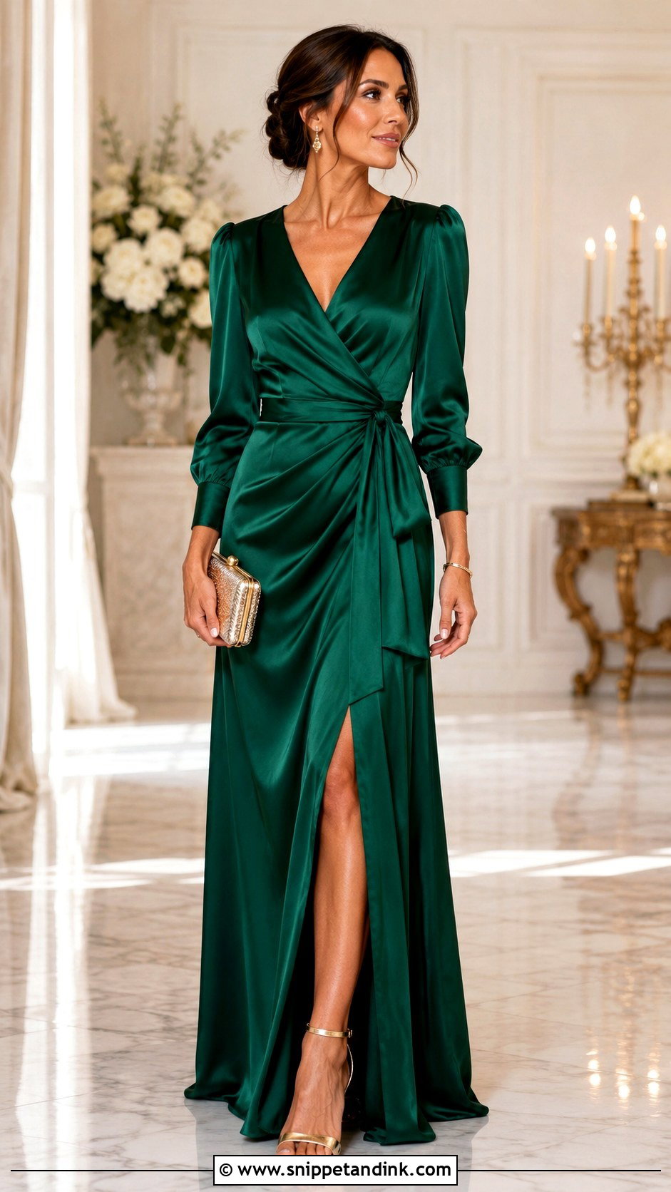 Emerald Green Principal Sponsor Gown - Snippet and Ink - 25 Principal Sponsor Dress for Wedding Ideas