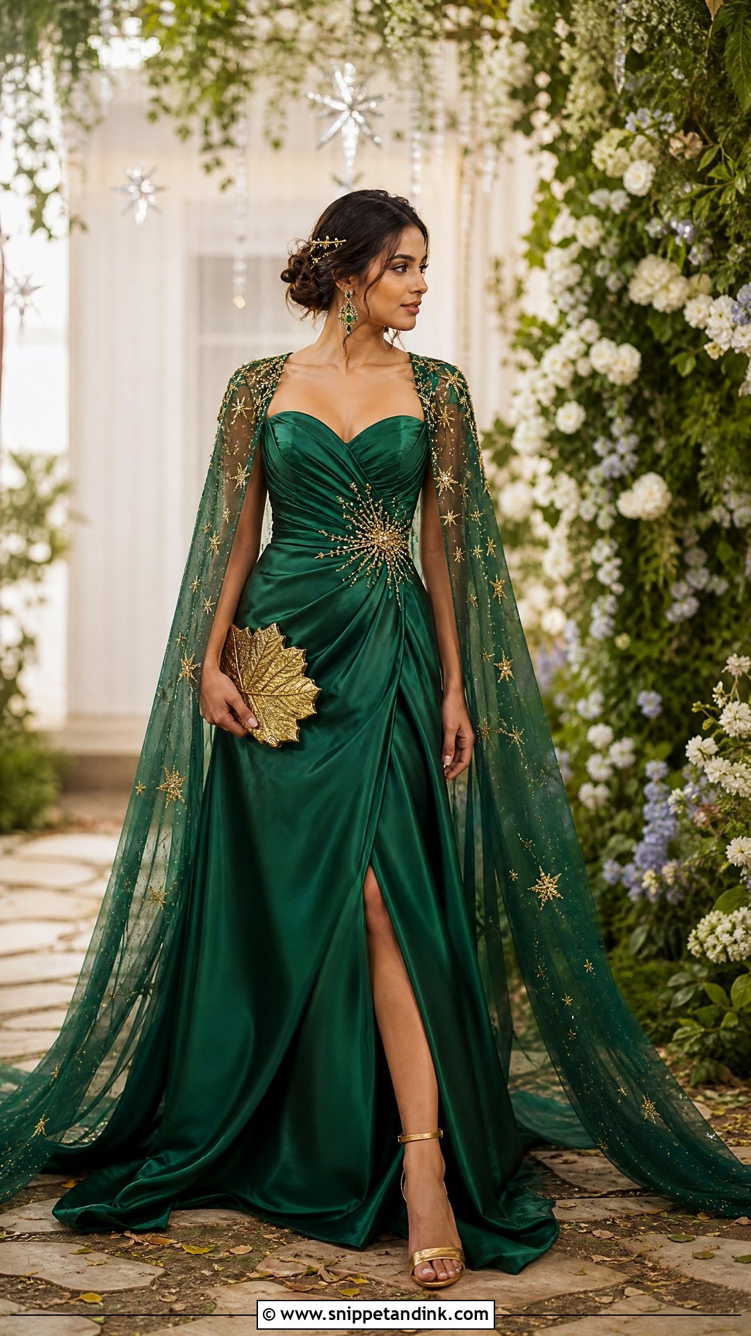Emerald Green Starfall Ball Gown - Snippet and Ink - 20 Starfall Ball Gown Ideas