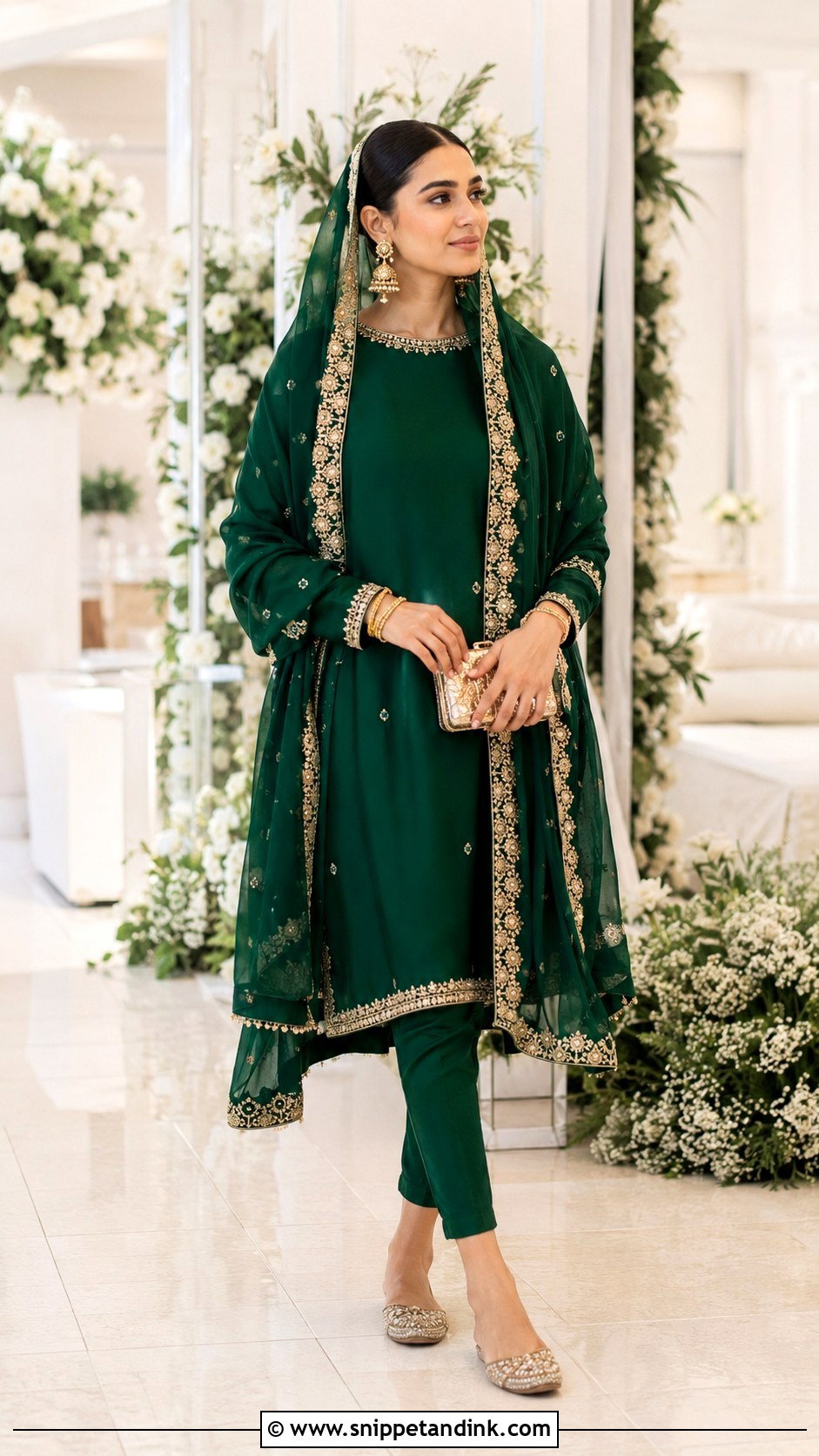 Emerald Green Suit Anand Karaj Outfit - Snippet and Ink - 30 Anand Karaj Outfit Ideas