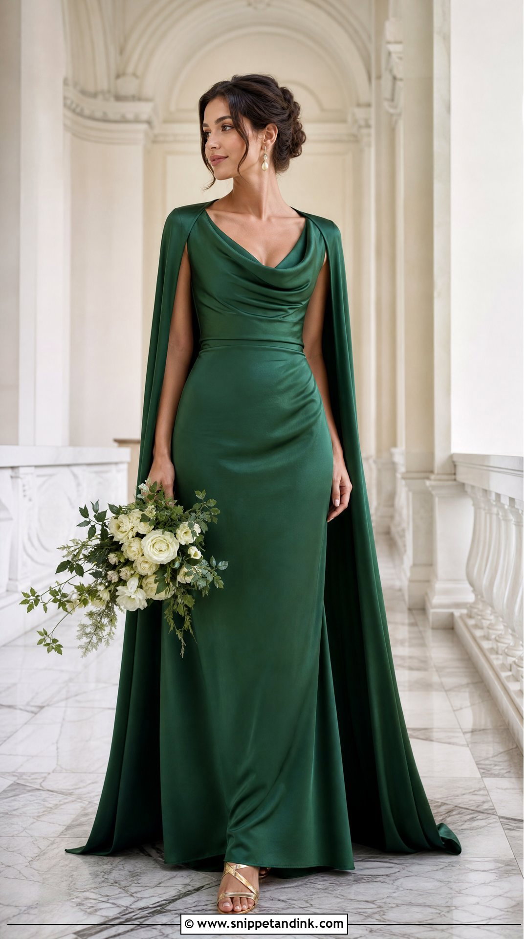 Emerald Green Wedding Dress - Snippet and Ink - 20 Non White Wedding Dress Colour Ideas
