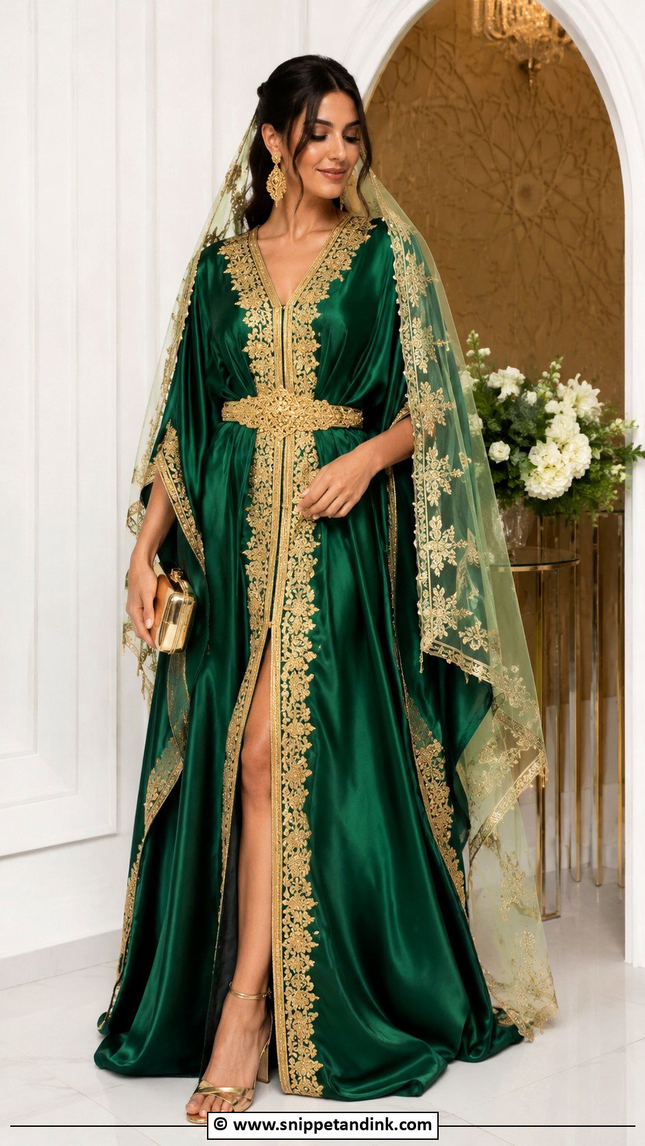 Emerald Turkish Wedding Dress - Snippet and Ink - 30 Turkish Wedding Dress Ideas
