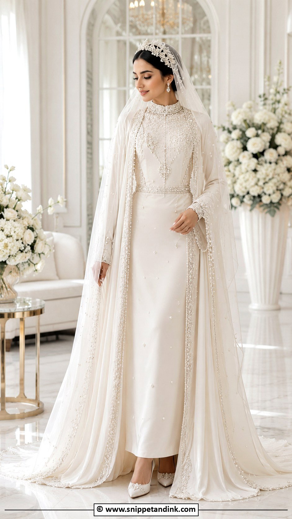 Emirati Arabic Wedding Dress - Snippet and Ink - 30 Arabic Wedding Dresses