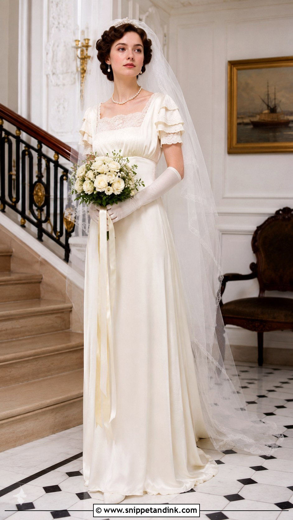 Empire Waist 1910s Wedding Dress - Snippet and Ink - 20 1910s Wedding Dress Ideas