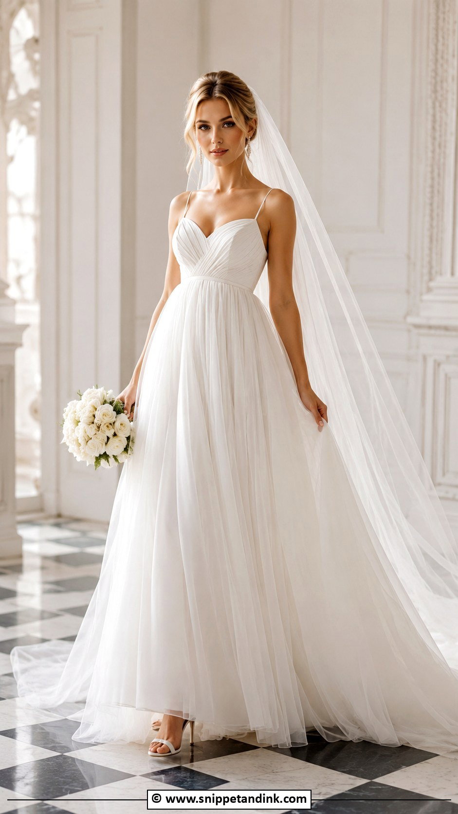 Empire Waist Ball Gown Wedding Dress - Snippet and Ink - 25 Empire Wedding Dress Ideas