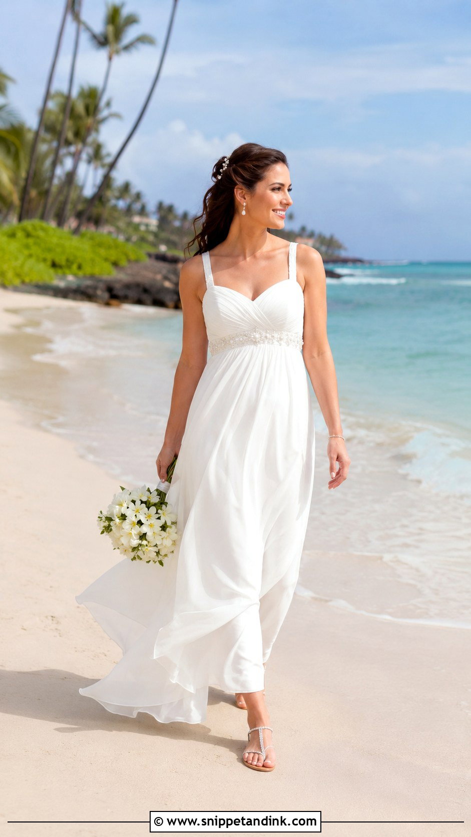 Empire Waist Beach Wedding Dress - Snippet and Ink - 20 Beachy Wedding Dress Beach Styles
