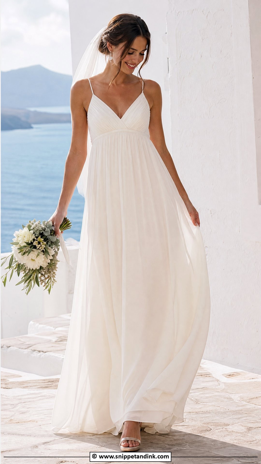 Empire Waist Bridal Dress - Snippet and Ink - 35 Bridal Dress Ideas