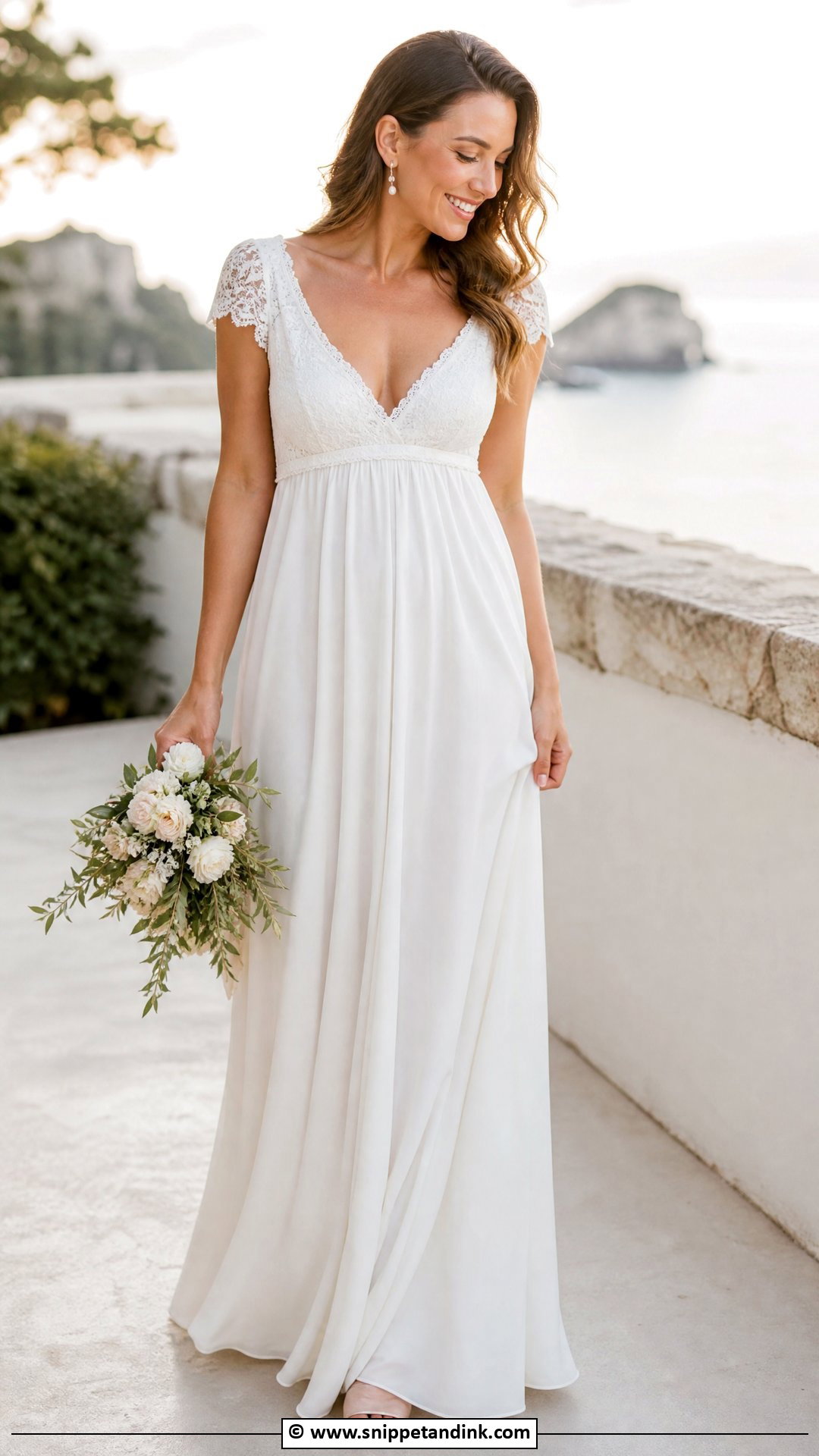 Empire Waist Bridal Gown - Snippet and Ink - 35 Bridal Gowns