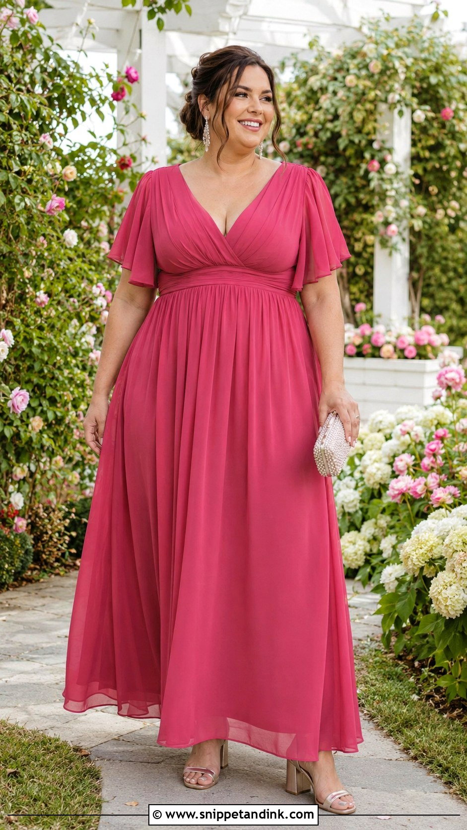 Empire Waist Dress For An August Wedding - Snippet and Ink - 20 August Wedding Dress Ideas