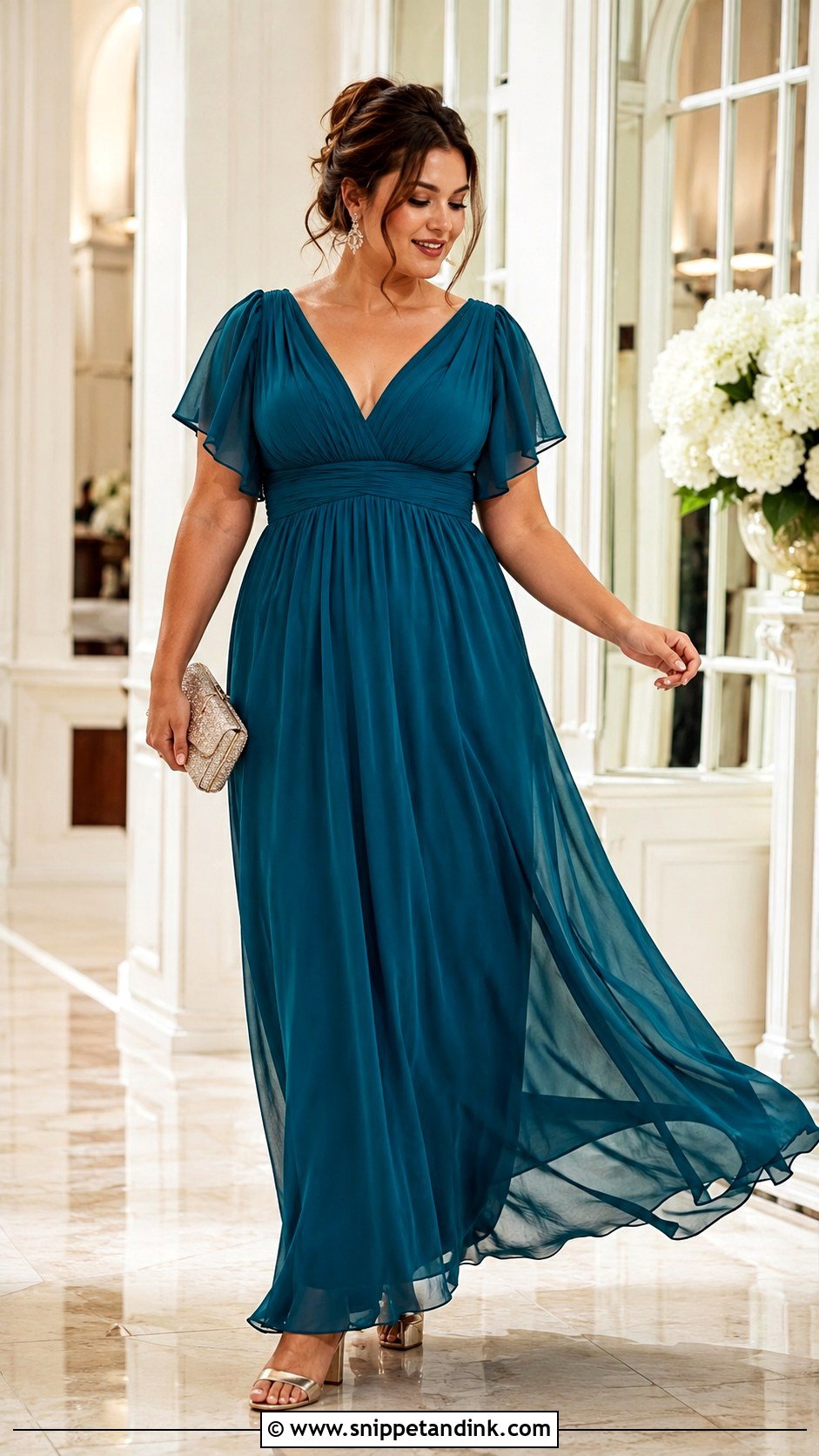 Empire Waist Gown Outfit - Snippet and Ink - 20 Dream Gown Ideas