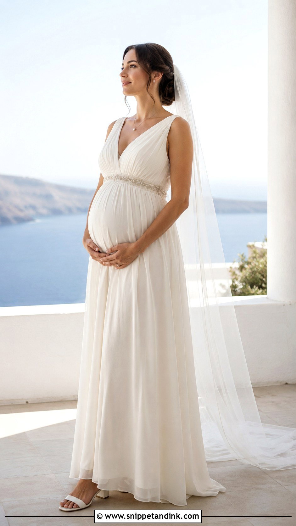 Empire Waist Greek Wedding Dress - Snippet and Ink - 20 Greek Wedding Dresses
