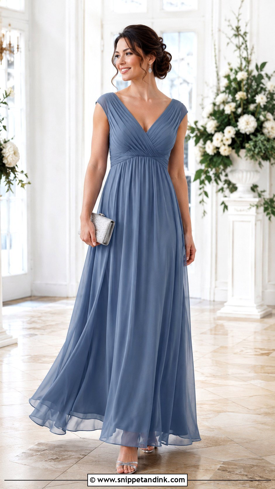 Empire Waist Matron of Honor Gown - Snippet and Ink - 20 Matron of Honor Ideas