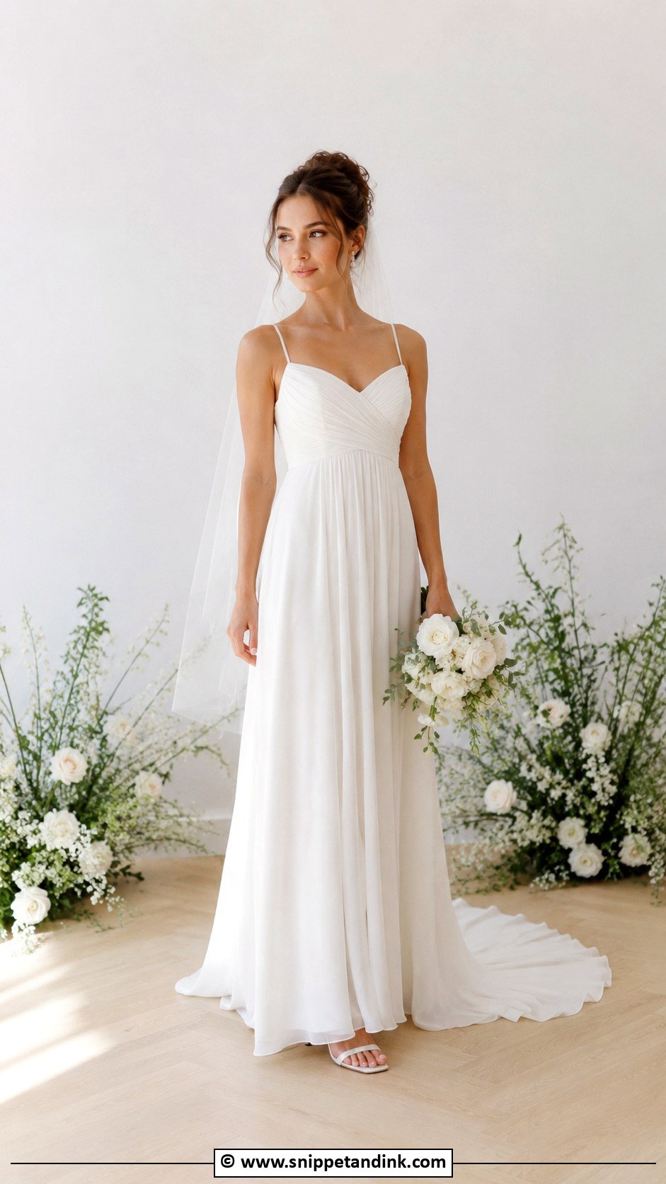 Empire Waist Petite Wedding Dress - Snippet and Ink - 25 Empire Wedding Dress Ideas