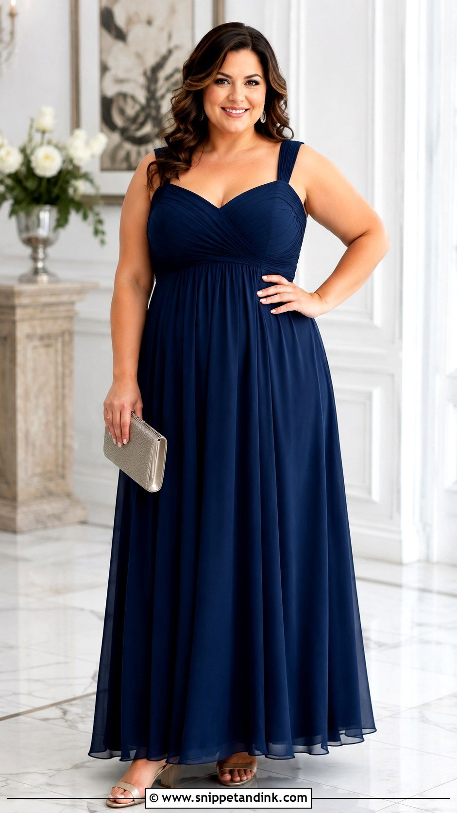 Empire Waist Plus Size Sister of the Bride Dress - Snippet and Ink - 20 Dress Sister of the Bride Ideas