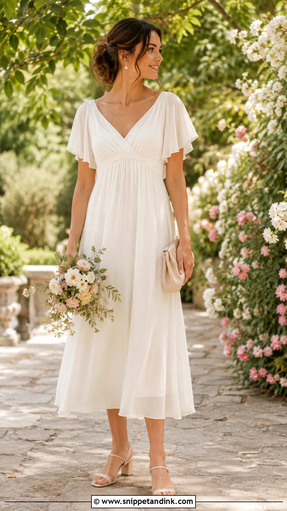Empire Waist Wedding Dress - Snippet and Ink - 20 Casual Wedding Dresses