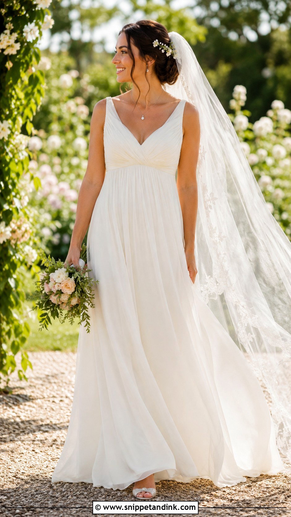 Empire Waist Wedding Dress - Snippet and Ink - 20 Wedding Dress Silhouette Ideas