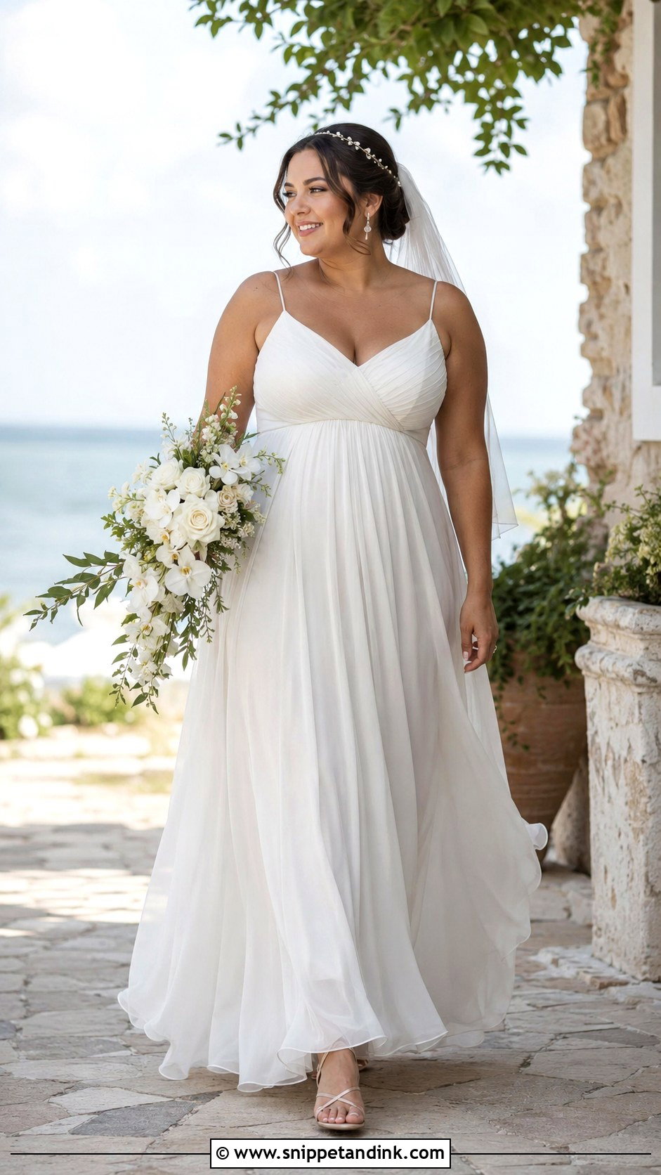 Empire Waist Wedding Dress - Snippet and Ink - 20 Wedding Dresses for Midsize Brides
