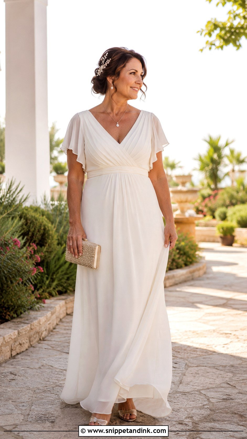 Empire Waist Wedding Dress - Snippet and Ink - 20 Wedding Dresses for Older Brides
