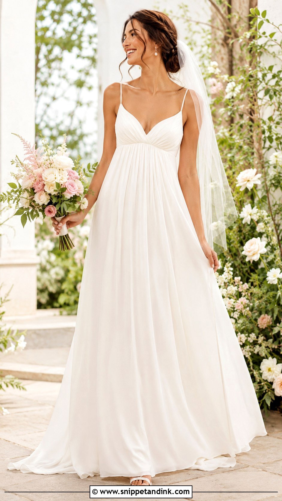 Empire Waist Wedding Dress - Snippet and Ink - 25 Classic Elegant Wedding Dress Ideas