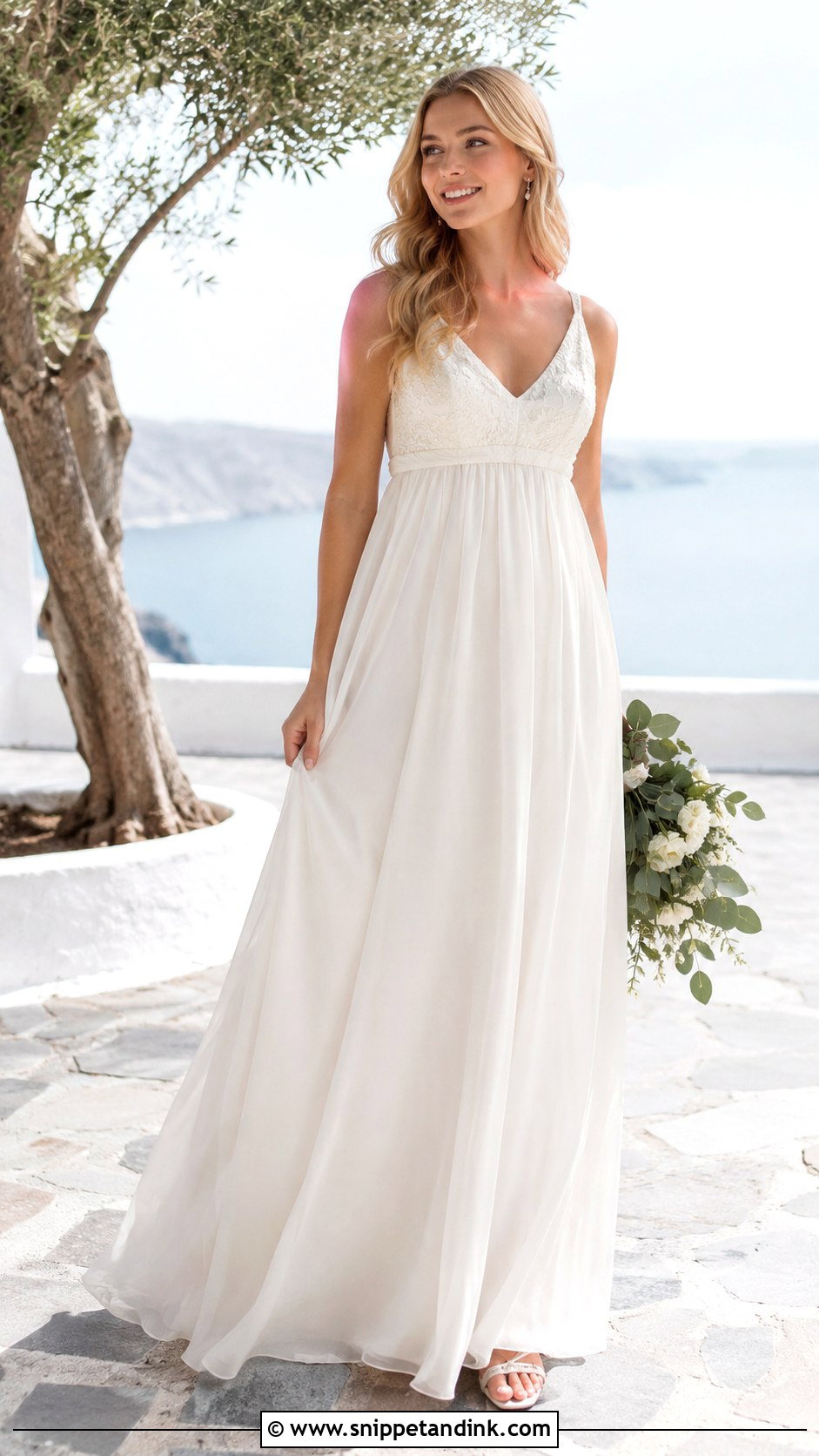 Empire Waist Wedding Dress - Snippet and Ink - 25 Timeless Wedding Dresses