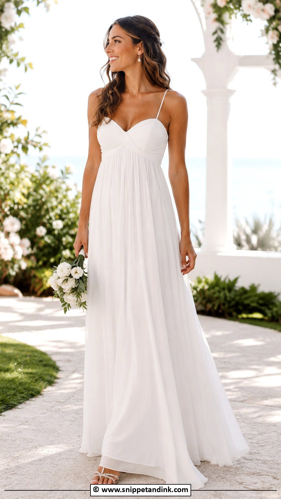 Empire Waist Wedding Dress - Snippet and Ink - 30 Flowy Wedding Dress Ideas