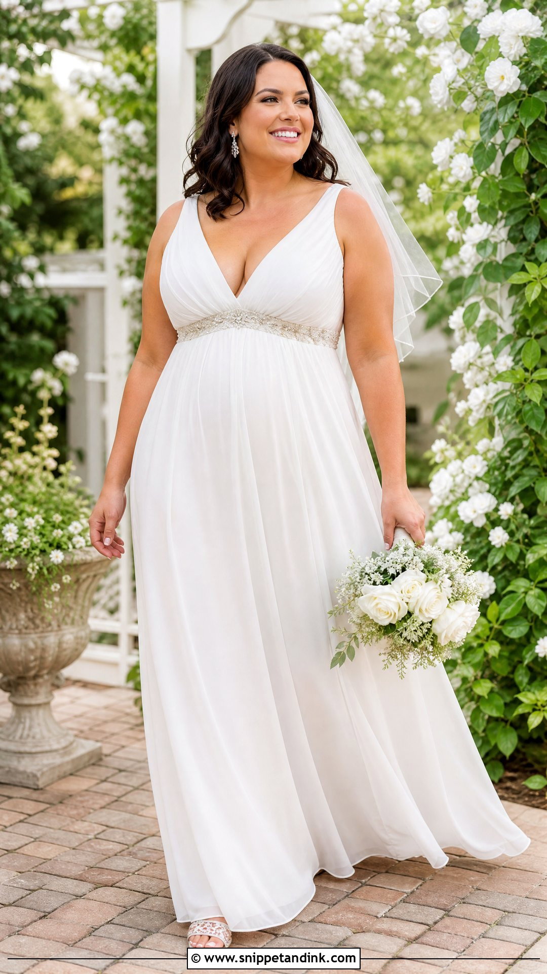 Empire Waist Wedding Dress - Snippet and Ink - 25 Wedding Dress Curvy Bride Ideas