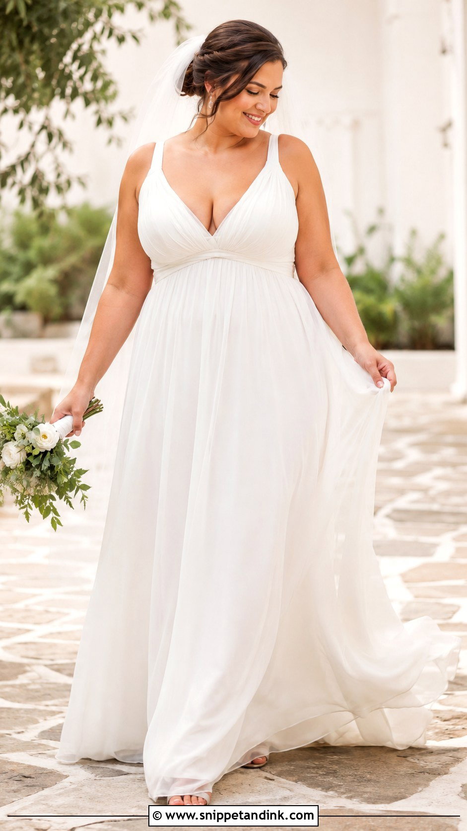 Empire Waist Wedding Dress - Snippet and Ink - 25 Wedding Dress for Big Bust Ideas