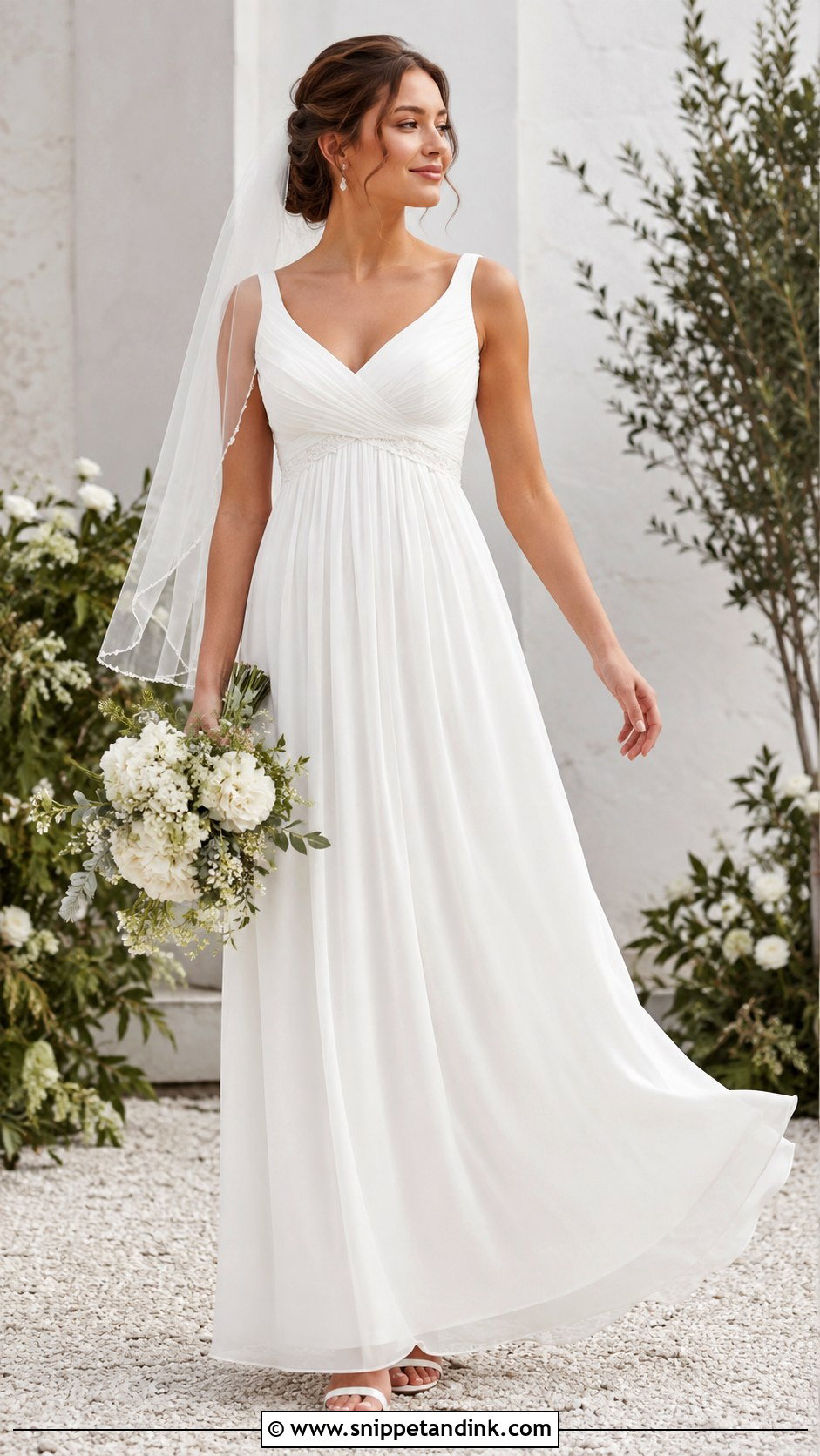 Empire Waist Wedding Dress - Snippet and Ink - 20 Brides Wedding Dress Ideas