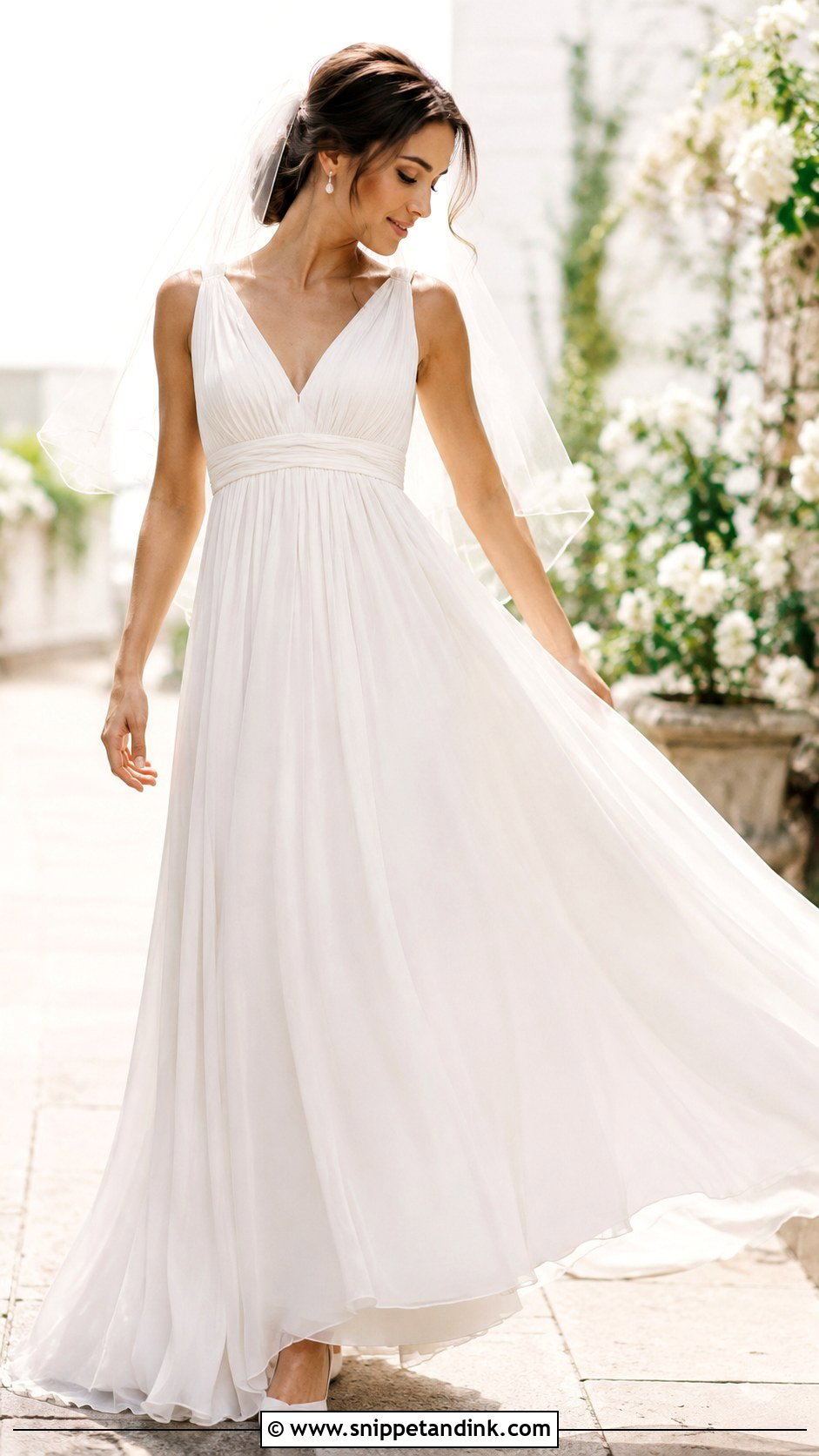 Empire Waist Wedding Dress - Snippet and Ink - 20 Classical Wedding Dress Ideas