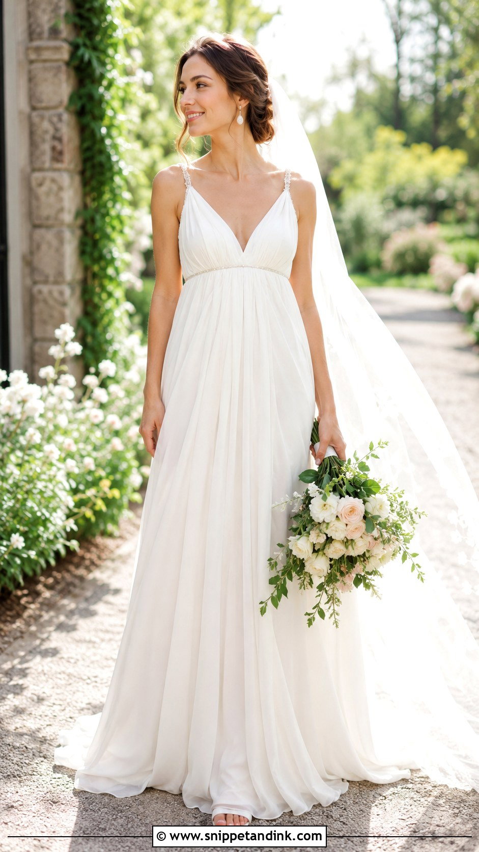 Empire Waist Wedding Dress - Snippet and Ink - 20 Flattering Wedding Dress Ideas