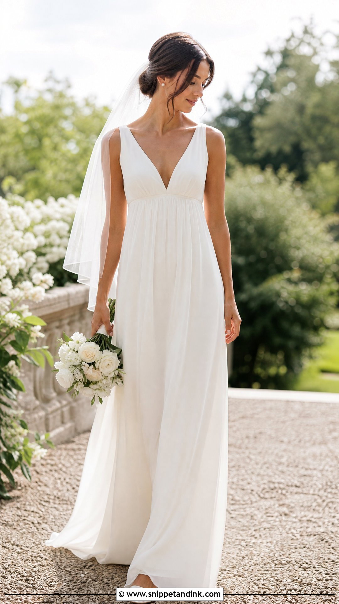 Empire Waist Wedding Dress - Snippet and Ink - 20 Simple Plain Wedding Dress Ideas
