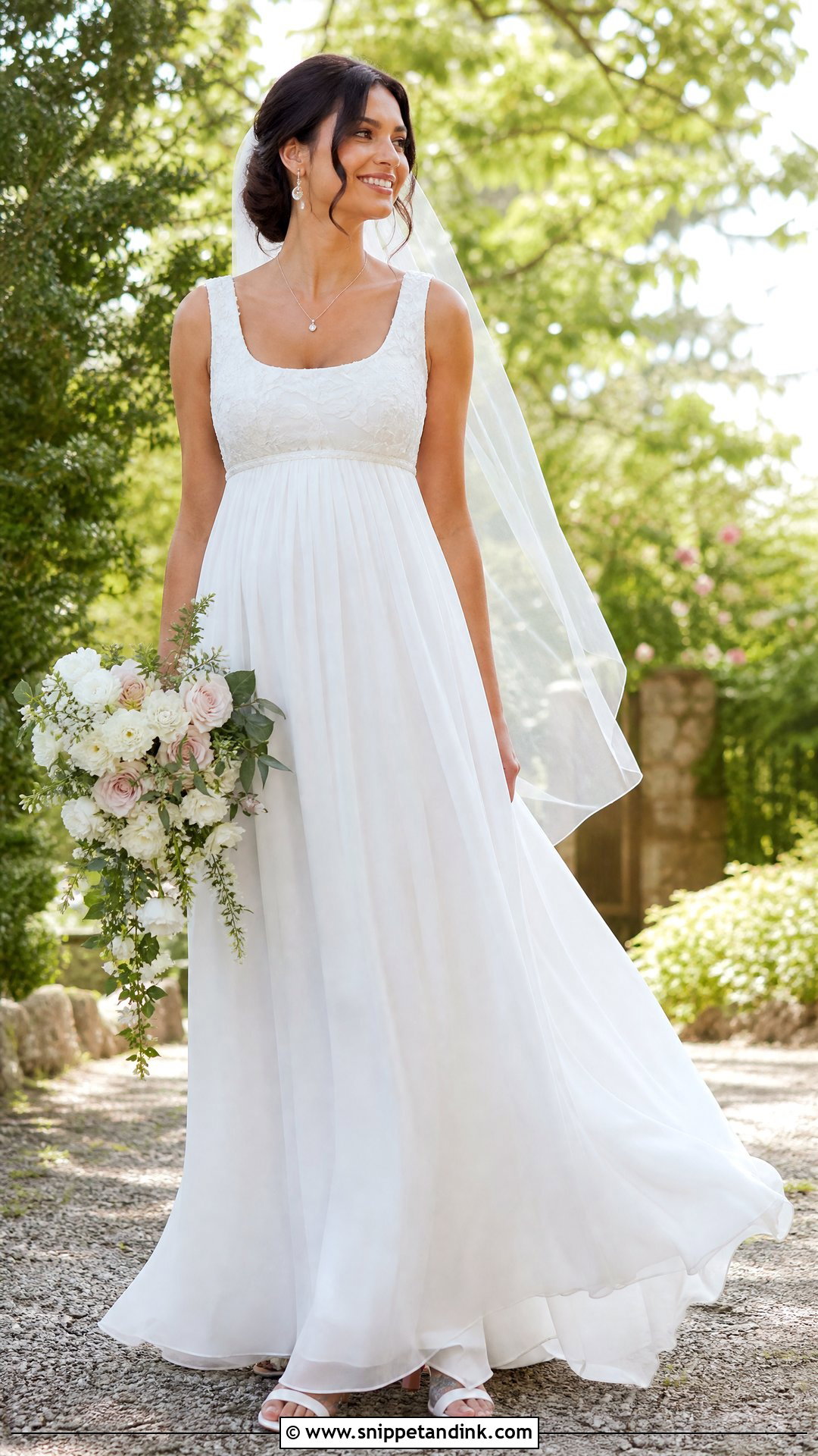 Empire Waist Wedding Dress - Snippet and Ink - 20 Wedding Dress Cuts Ideas