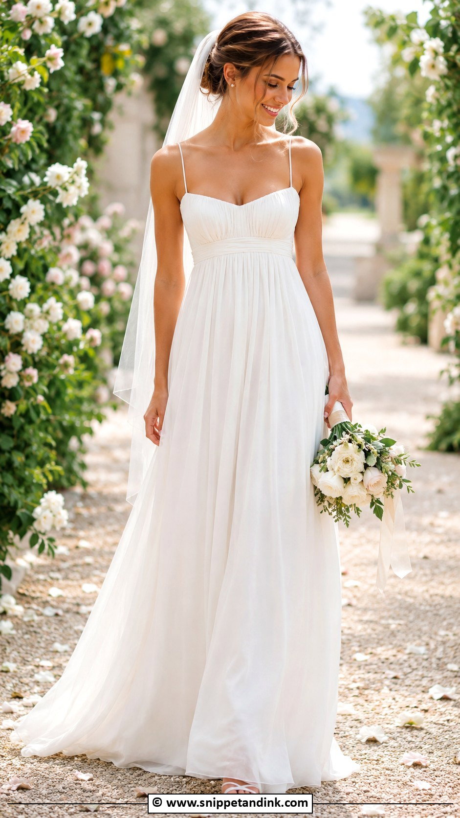 Empire Waist Wedding Dress - Snippet and Ink - 35 Timeless Wedding Dress Ideas