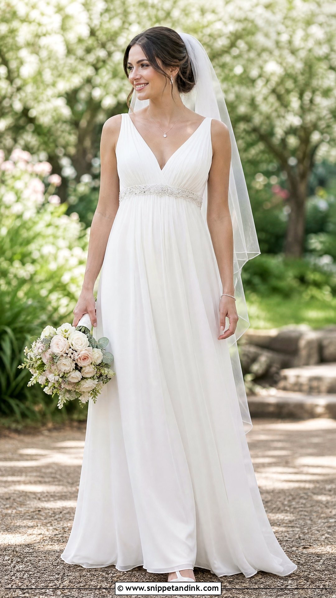 Empire Waist Wedding Dress - Snippet and Ink - 20 Wedding Dresses Shapes