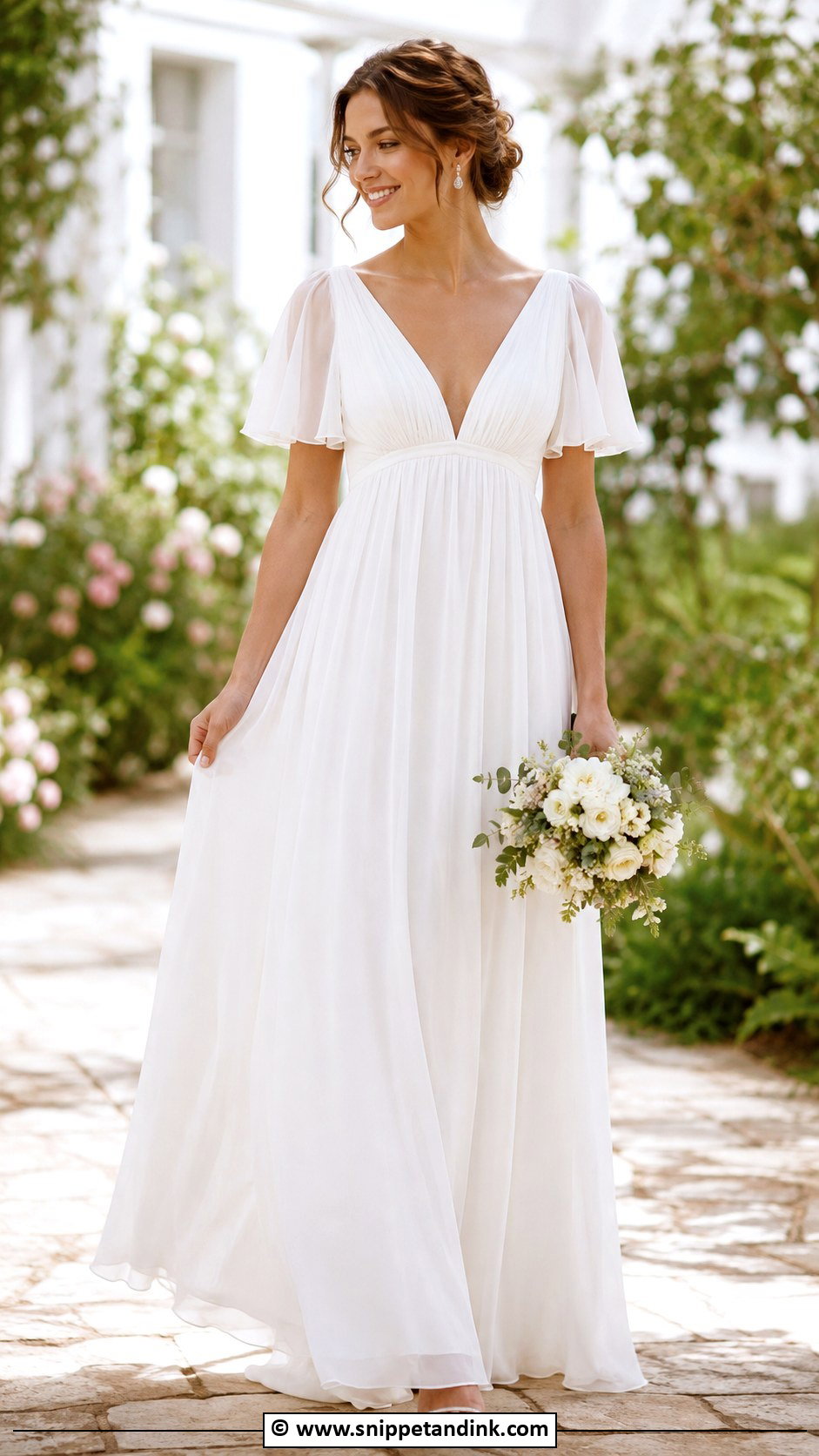Empire Waist Wedding Dress - Snippet and Ink - 35 Wedding Dress Styles