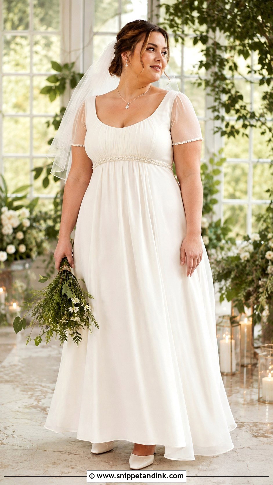 Empire Waist Wedding Dress - Snippet and Ink - 20 1990 Wedding Dress Ideas