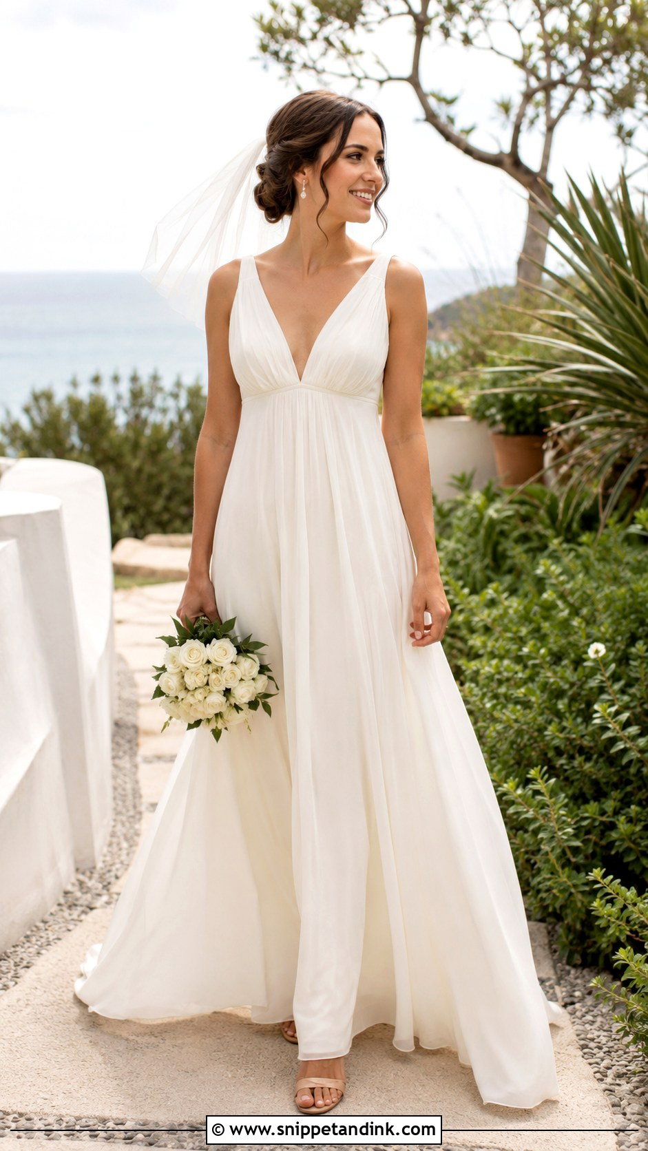 Empire Waist Wedding Dress - Snippet and Ink - 20 Basic Wedding Dress Ideas