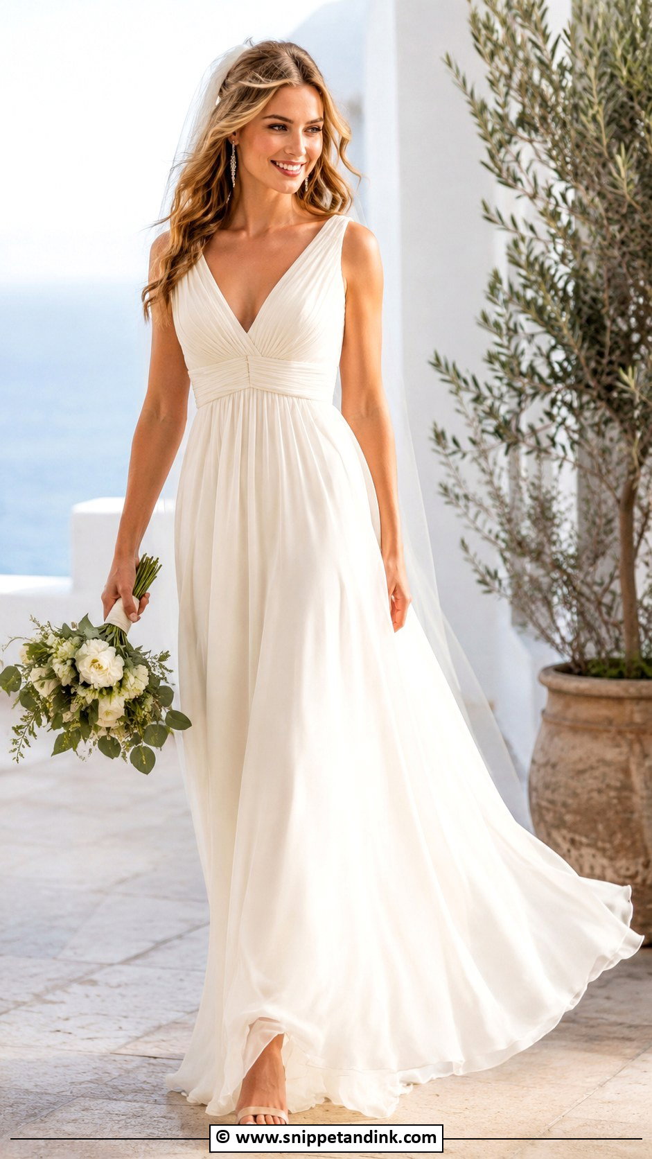 Empire Waist Wedding Dress - Snippet and Ink - 30 2000s Wedding Dress Ideas