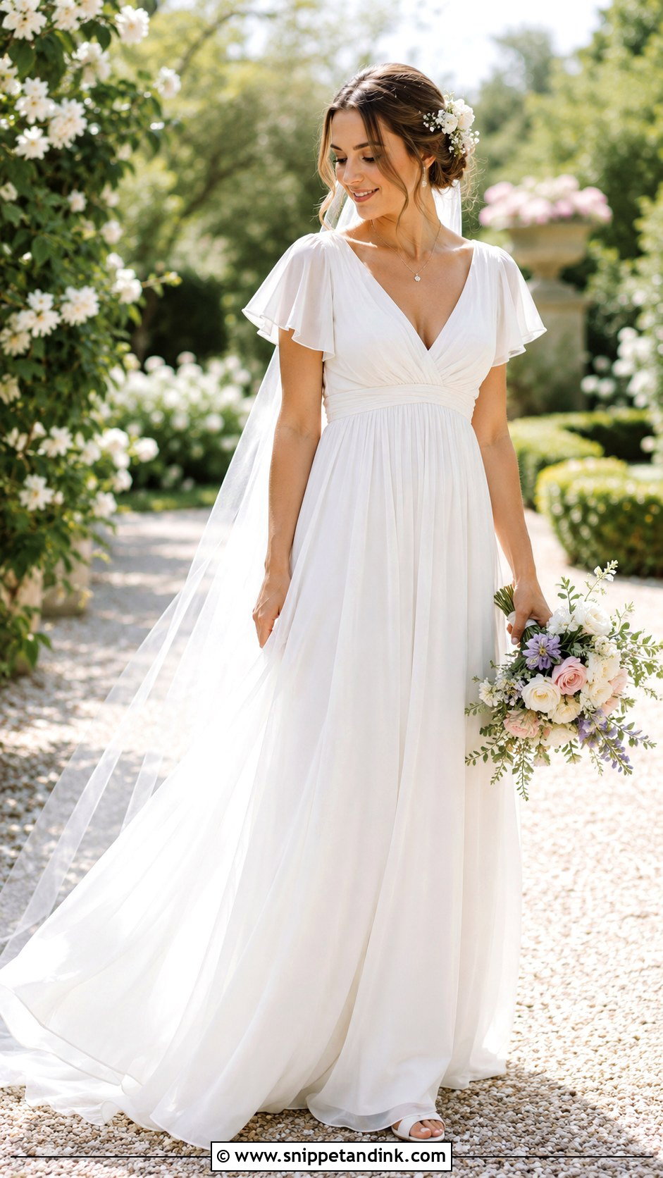 Empire Waist Wedding Gown - Snippet and Ink - 25 Wedding Gown Styles