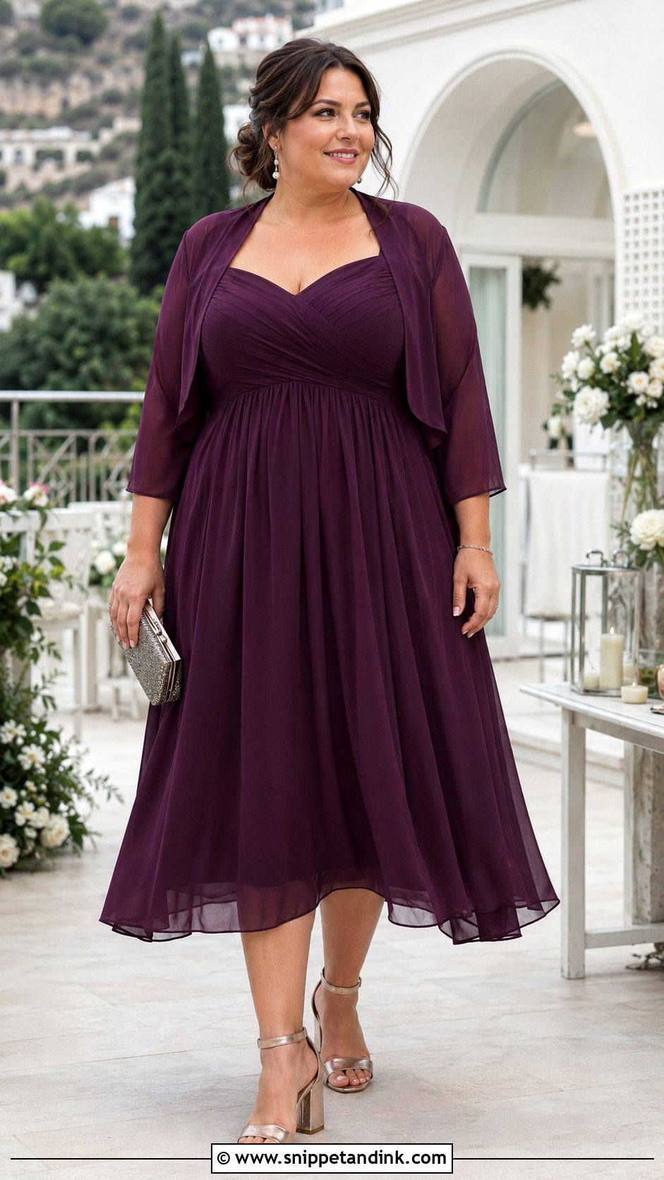 Empire Waist Wedding Guest Dress - Snippet and Ink - 20 One Piece Dress for Wedding Ideas
