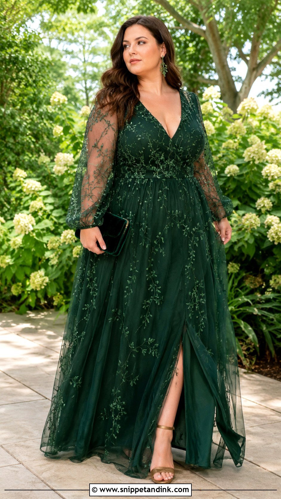 Enchanted Forest Green Gown - Snippet and Ink - 20 Fairy Tale Gown Ideas