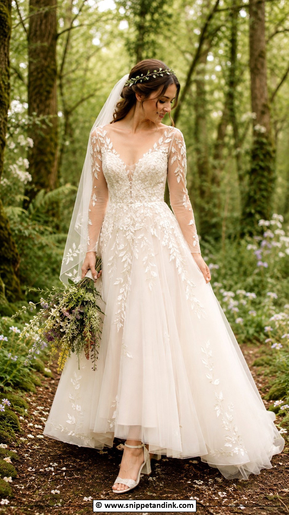 Enchanted Forest Wedding Dress - Snippet and Ink - 30 Fantasy Wedding Dress Ideas