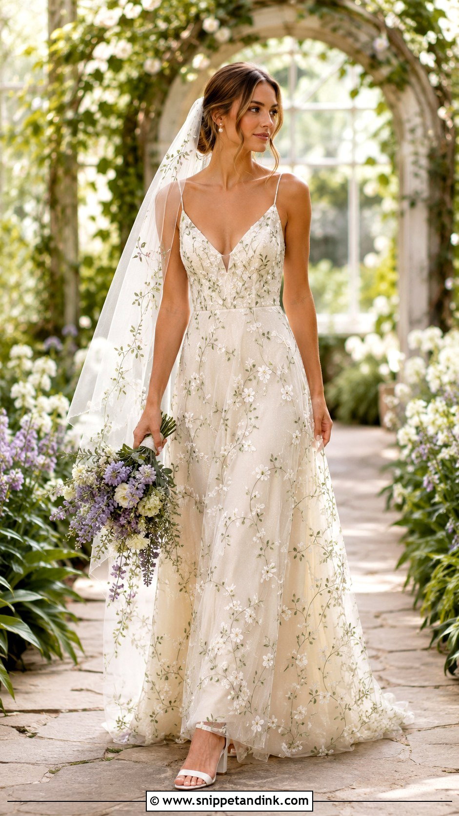 Enchanted Garden Wedding Dress - Snippet and Ink - 20 Fairy Tale Wedding Dress Fantasy Gowns