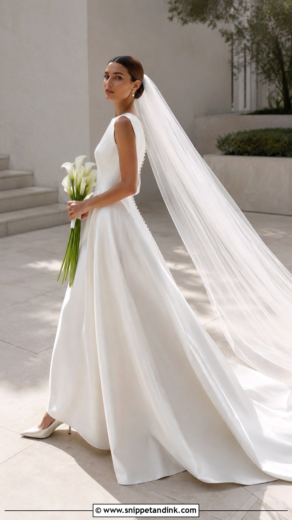 Enzoani Minimalist Satin Wedding Dress - Snippet and Ink - 20 Enzoani Wedding Dress Ideas